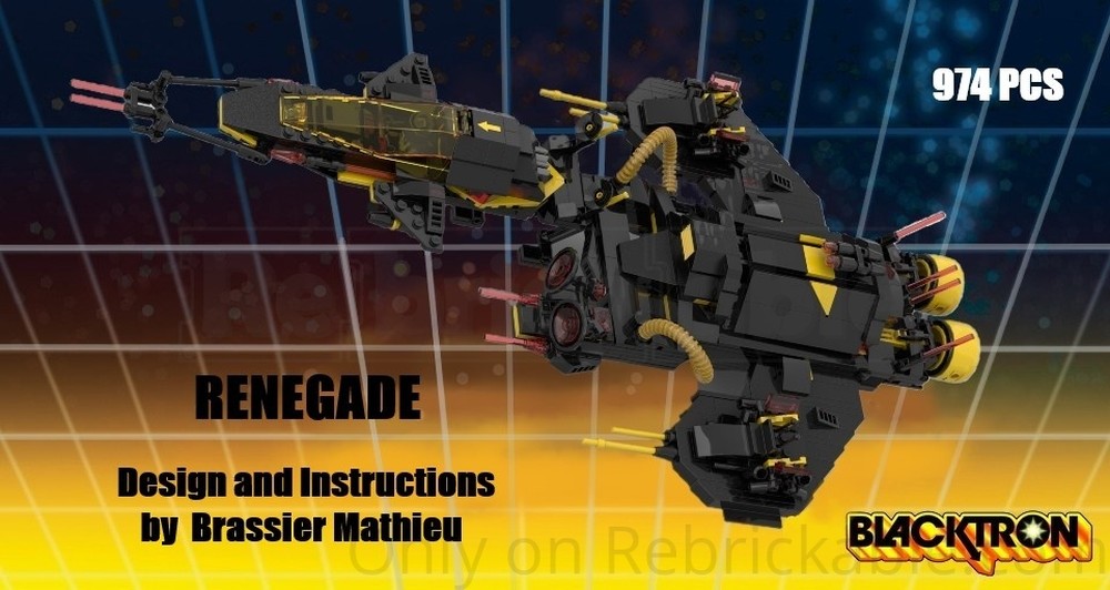 Lego Renegade Blacktron I remake 6954