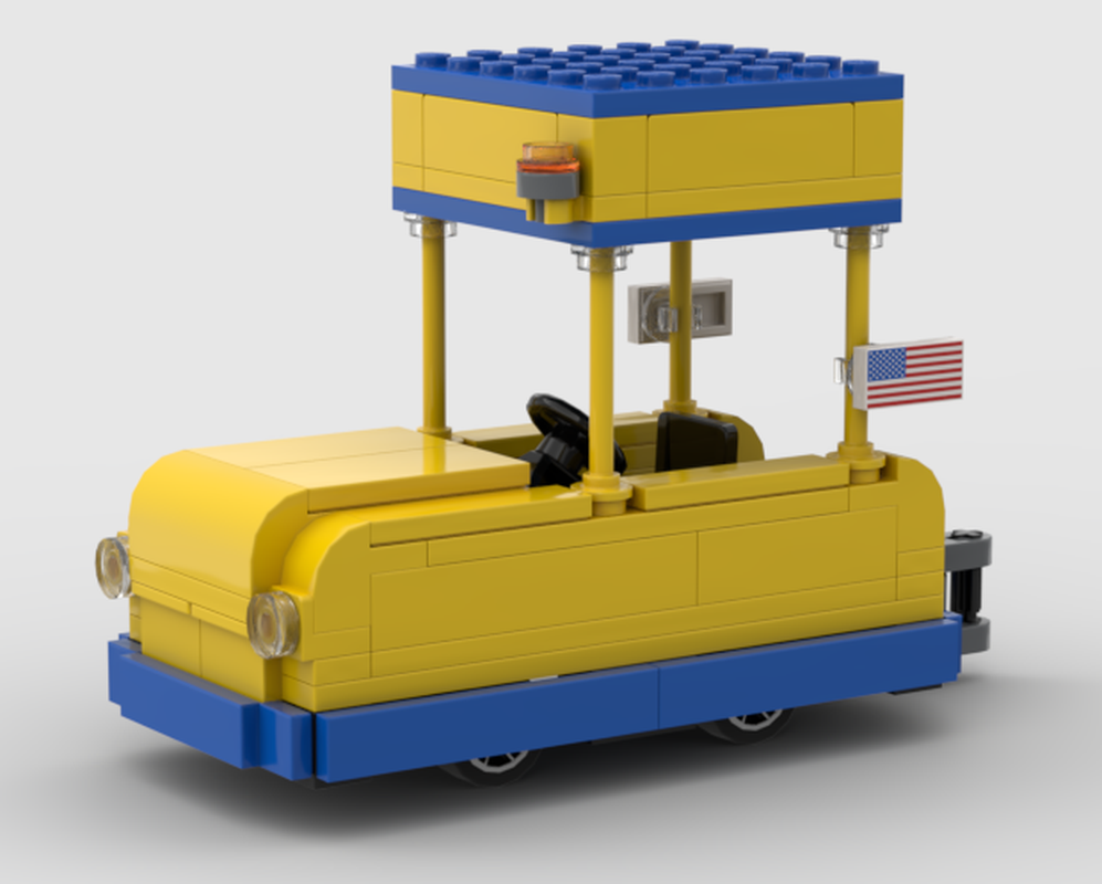 Lego Wildwood N.J. Sightseer Tramcar Loco. Only