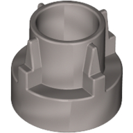 Lego Technic Driving Ring Extension, 4 Ridges / Flat Silver