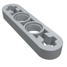 Technic Beam 1 x 4 Thin / Light Bluish Gray