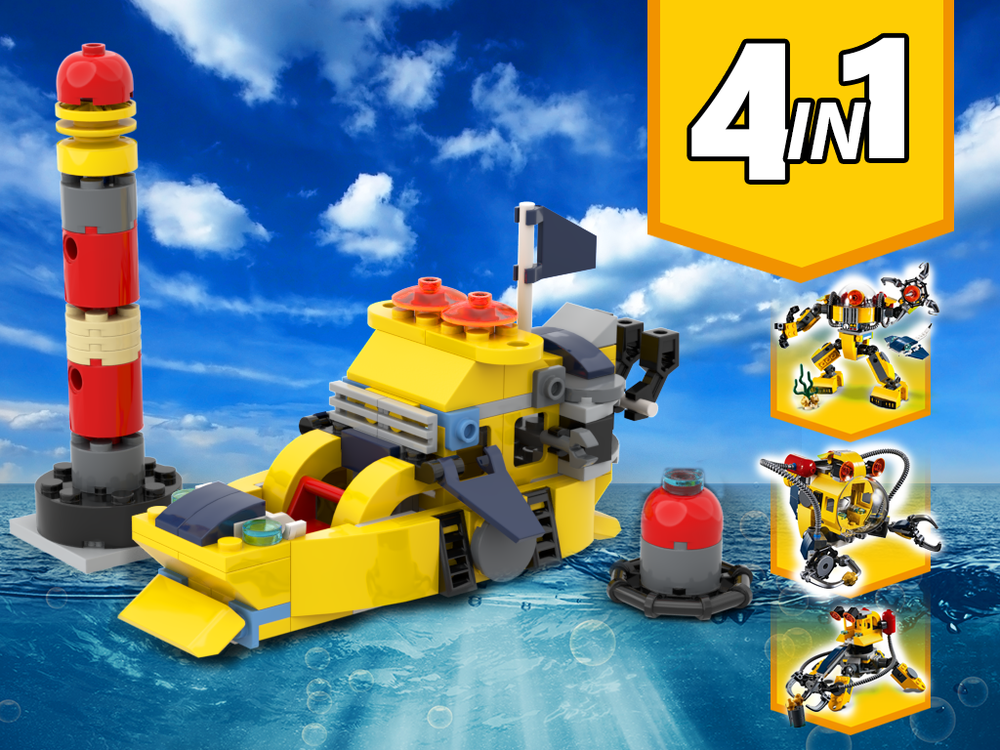 Lego 31090 Boat Alternative Build