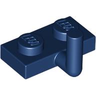 Lego Plate Special 1 x 2 with Bar Up [Horizontal Arm 5mm] / Dark Blue