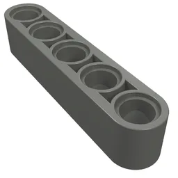 Technic Beam 1 x 5 Thick / Dark Bluish Gray