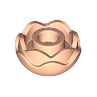 Lego Plant, Flower, Peony Rose with 2 Layers / Light Nougat