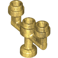 Lego Candlestick / Pearl Gold
