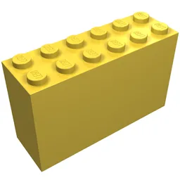 Brick 2 x 6 x 3 / Yellow