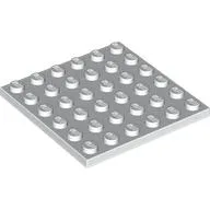 Plate 6 x 6 / White