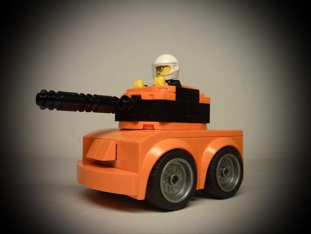 Lego 75880 Chibi style Tank Destroyer for Minifig
