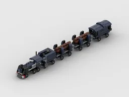Logging Train for wooden track