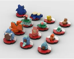 Pokemon Microscale (Selection from Gen I)