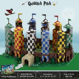 Quiddltch Pitch from Harry P0tter