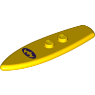 Lego Sports Surfboard Standard with Batman Logo Print / Yellow