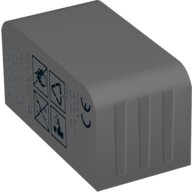 Lego Battery Pack, Rechargeable, 9V 150mAh for Energy Display / Dark Bluish Gray