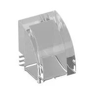 Brick Curved 1 x 1 / Trans-Clear