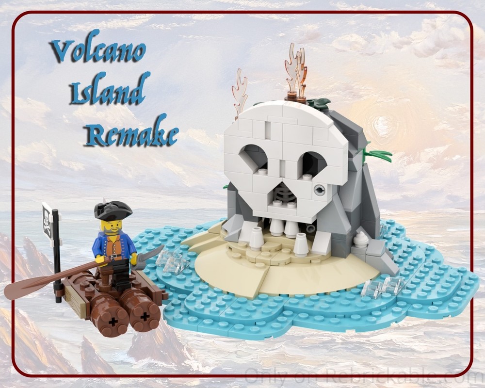 Lego Volcano Island Remake