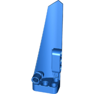 Lego Technic Panel Fairing #6 Long Smooth, Side B / Blue