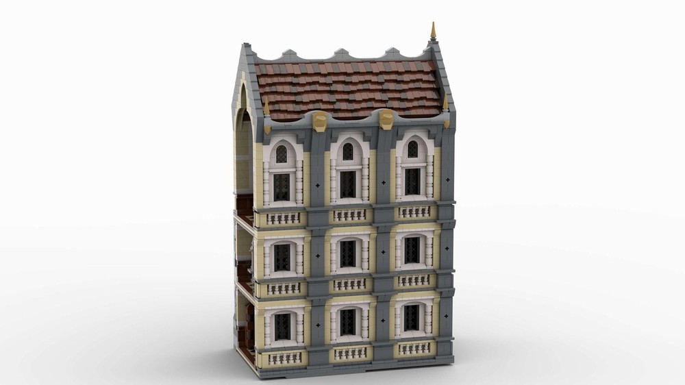 Lego H17 Small Palace with Library, Dining and Practce Room for my medievl castle