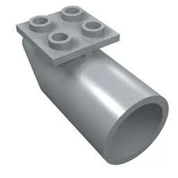Engine Smooth Large [2 x 2 Thin Top Plate] / Light Bluish Gray