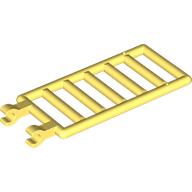 Lego Bar 7 x 3 with Double Clips (Ladder) [Round Clips] / Bright Light Yellow