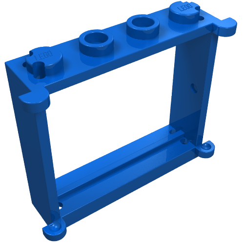Lego Window 1 x 4 x 3 / Blue