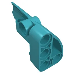 Technic Panel Fairing # 3 Small Smooth Long, Side A / Medium Azure