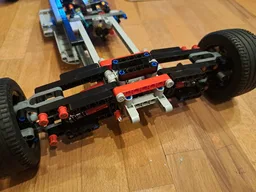 Stable low suspension rear axle MOC 42110