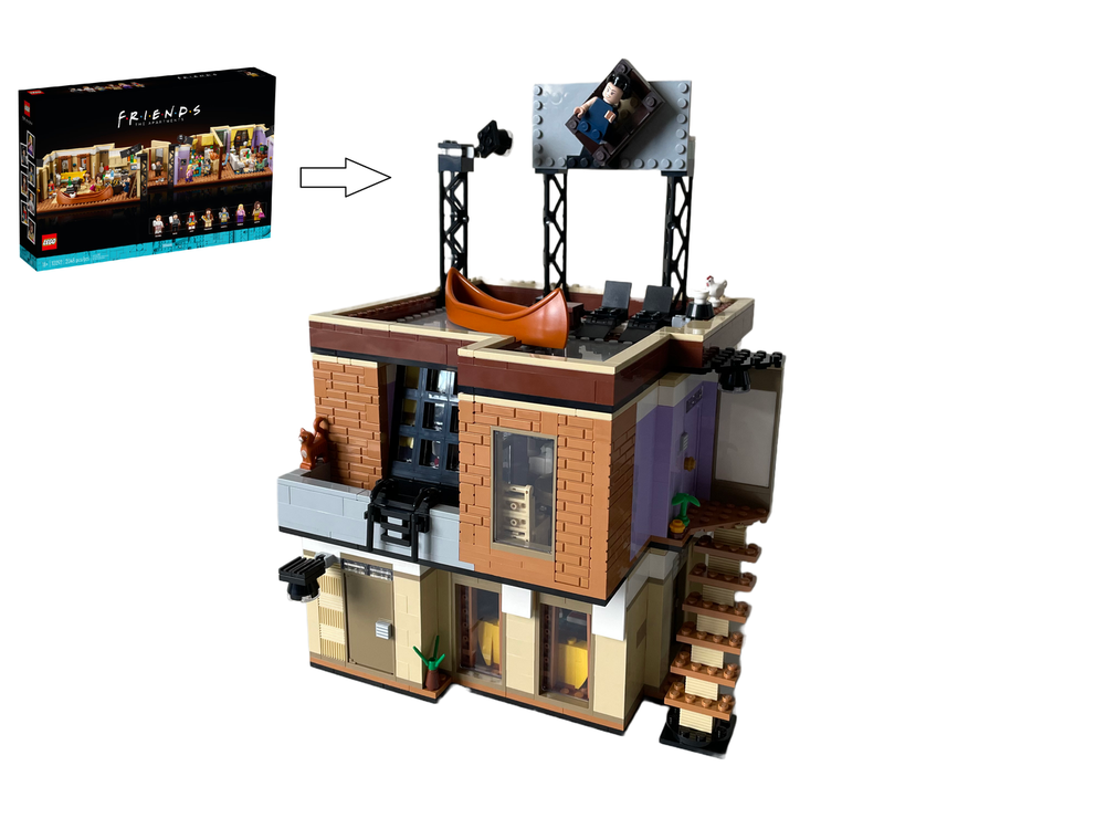 Lego Friends The Apartments Modular Alternate Build 10292