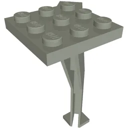Support Crane Stand Single / Light Gray