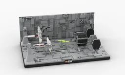 Death Star Trench Run Diorama