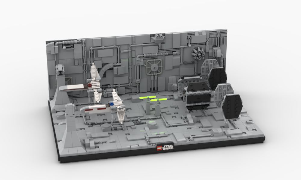 Lego Death Star Trench Run Diorama