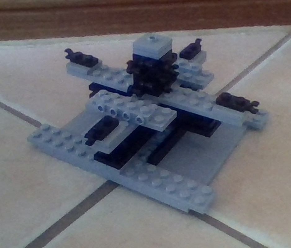 Lego TIE dagger alt build display stand