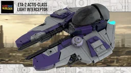Mace Windu's Purple Eta-2 Actis-Class Interceptor