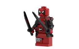 Up-Scaled LEGO Minifigure - Deadpool