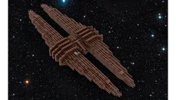 Blip-A (Rocky's ship) from Project Hail Mary with stand