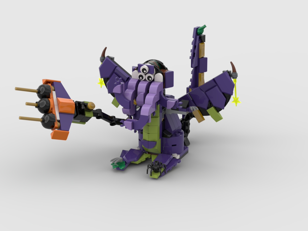 Lego Halloween Cthulhu with menacing tentacles!