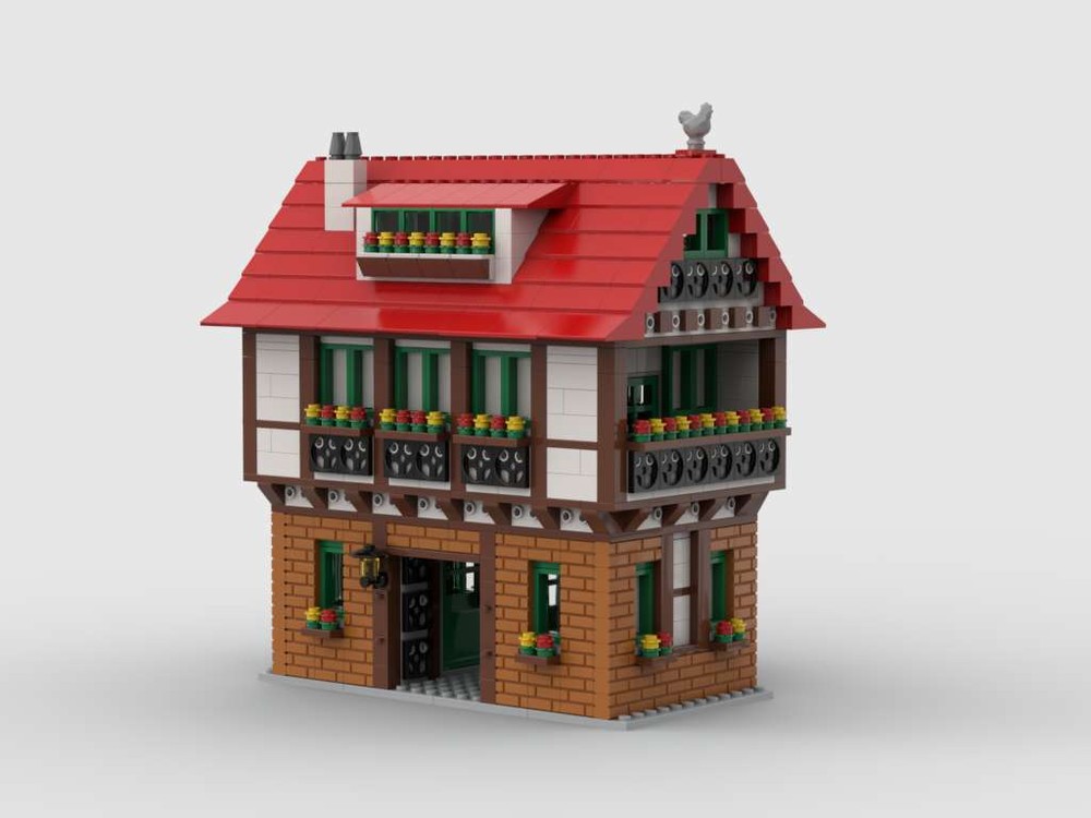 Lego Fachwerkhaus Bauernhaus - Half-timbered farmhouse