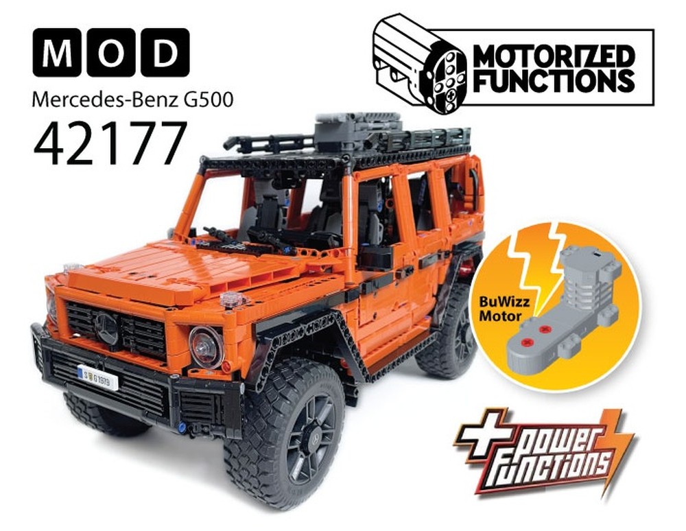 Lego 42177 Mercedes-Benz G500 PROFESSIONAL Line RC MOD for BuWizz Mortors