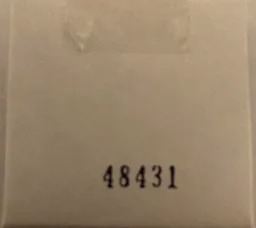 Cardboard Sleeve  48431 with Contents