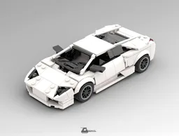 Lamborghini Murcielago 8stud wide - White