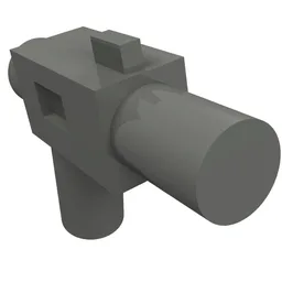 Weapon Gun / Blaster Small DC-17 (Star Wars Accessory) / Dark Bluish Gray