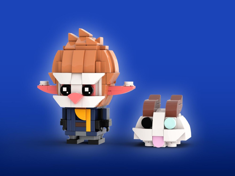 Lego Heimerdinger Brickheadz LEGO MOC - Netflix Arcane: League of Legends