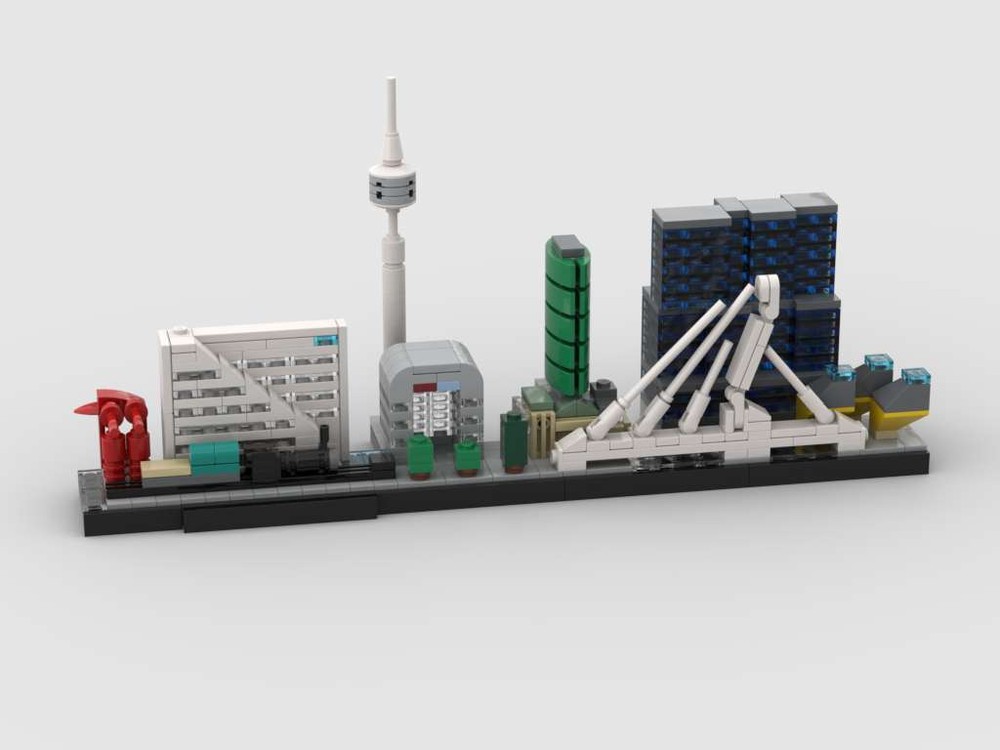 Lego Rotterdam Skyline