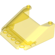 Lego Windscreen 6 x 6 x 2 / Trans-Yellow