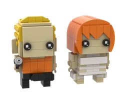 Korben + Leeloo - Fifth Element - Brickheadz Version 1