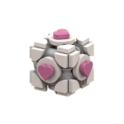 Companion Cube - Valentine's Day