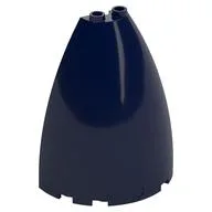Cone Half 6 x 3 x 6 (Elliptic Paraboloid) / Dark Blue