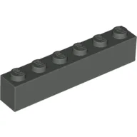 Brick 1 x 6 / Dark Gray