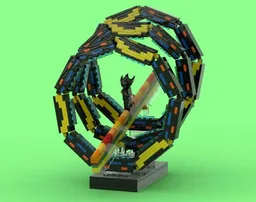 Shadow The Hedgehog Space Colony ARC Nonagon Rings