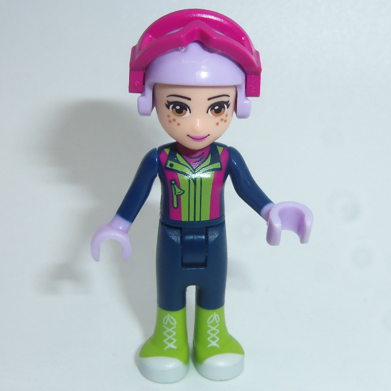Lego Mia - Lime Ski Vest, Dark Blue Trousers