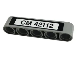 Technic, Liftarm Thick 1 x 5 with 'CM 42112' Pattern (Sticker) - Set 42112